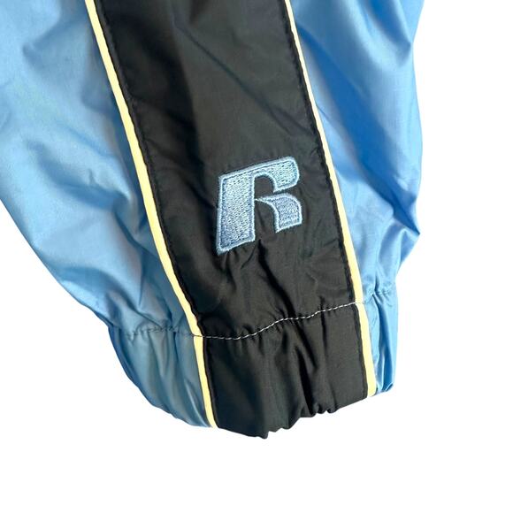 Vintage Russell UNC Carolina Tar Heels Pullover Windbreaker Jacket Mens L - Picture 12 of 13